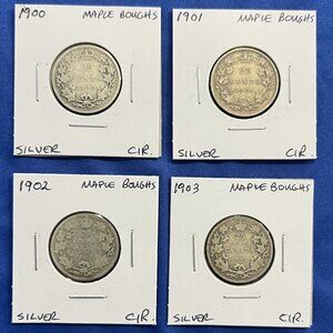 Amazing 1900, 1901, 1902 & 1903 Canada 25¢ Quarters!